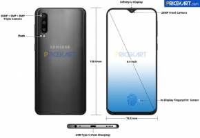 หลุดภาพ Samsung Galaxy A50 เผยดีไซน์ตัวเครื่องและส่วนต่างๆ อย่างชัดเจน